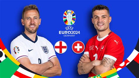 England v Switzerland Euro 2024 quarter.